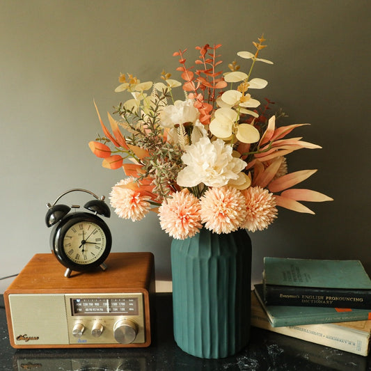 Bouquet of Silk Dandelion and Peony