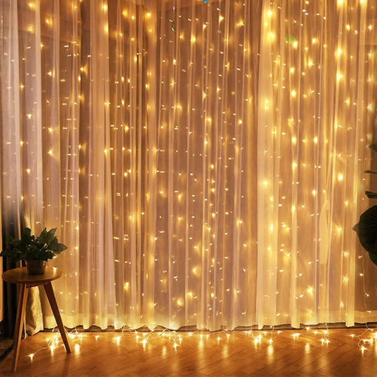 LED String Curtain Lights 3m x 3m